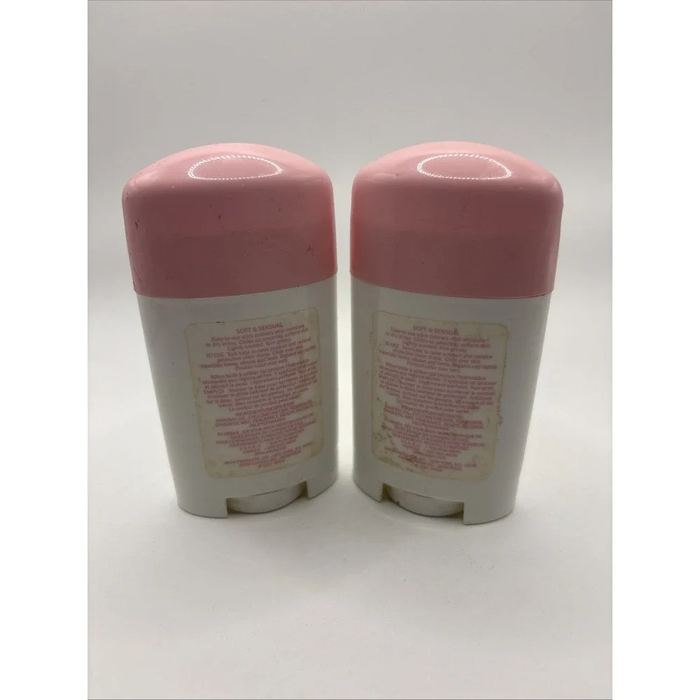 2 AVON SKIN SO SOFT Soft &SENSUAL Rough Spot Body‎ Stick 1.7 oz NEW Vintage
